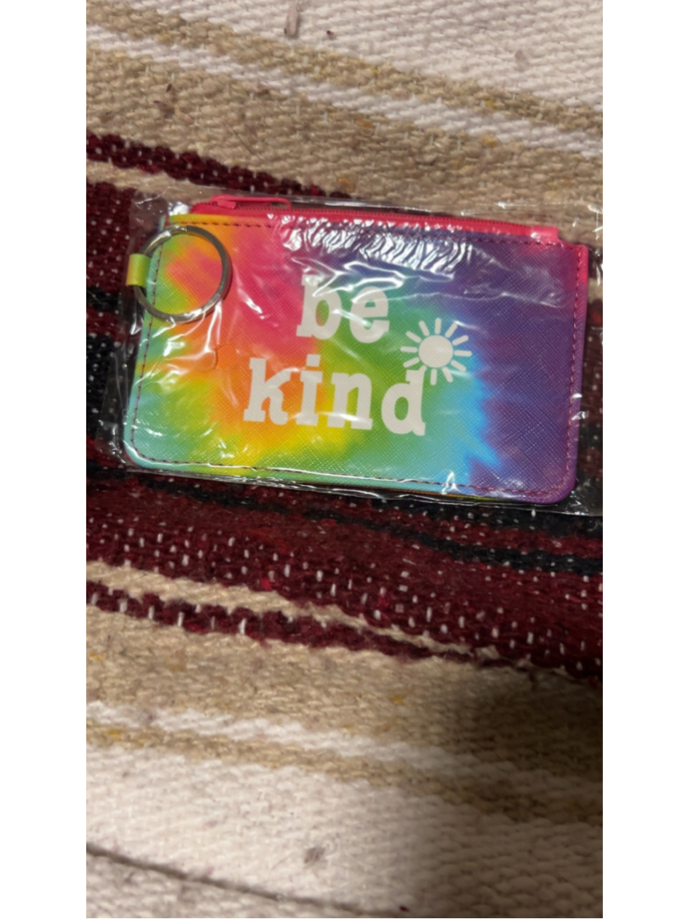 Women's Unbranded Be Kind Tie-Dye Wallet One Size Multi-color